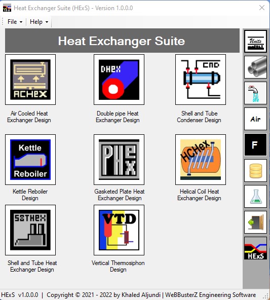 Heat exchanger suite